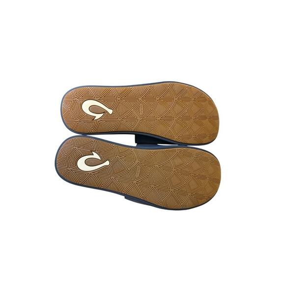 Olukai Mahu \'Olu Navy Blue Slide Men size 14 NEW